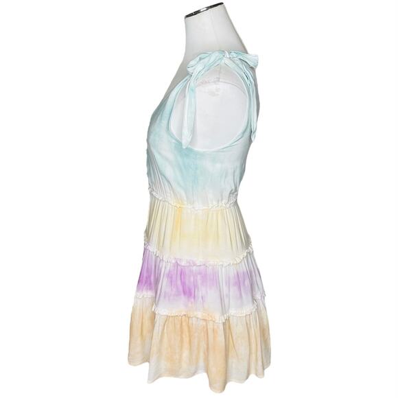 Storia Tie Dye Tiered Romper - Picture 6 of 11